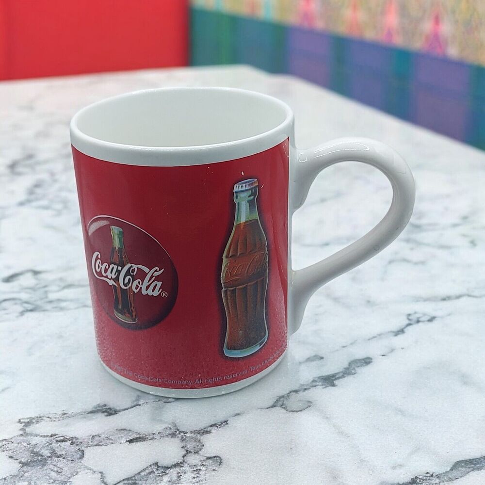 Coca Cola Gibson 1997 Red Coffee Mug